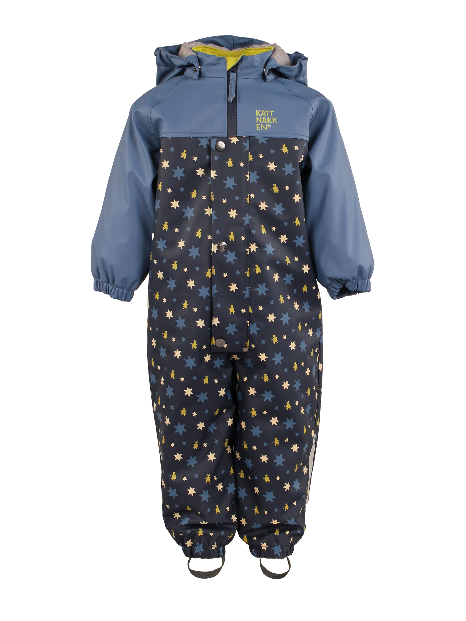 Kattnakken Vinterregndress Baby Pytt - Blå horisont